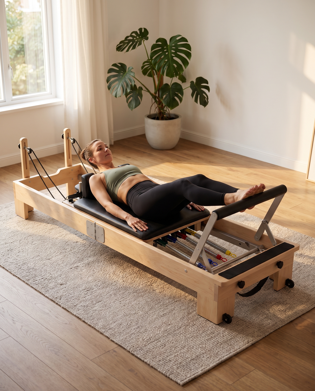 Footwork on the Rise Reformer at home
